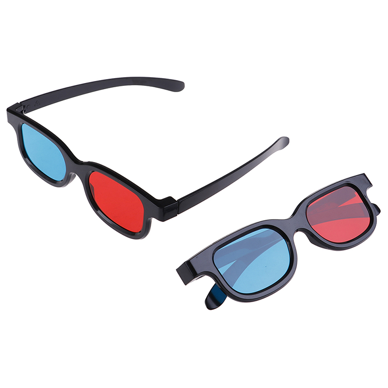 Xiab แว่นตาสามมิติ mimar Universal Red Blue สำหรับเกมภาพยนตร์ anaglyph มิติ INT: One Size