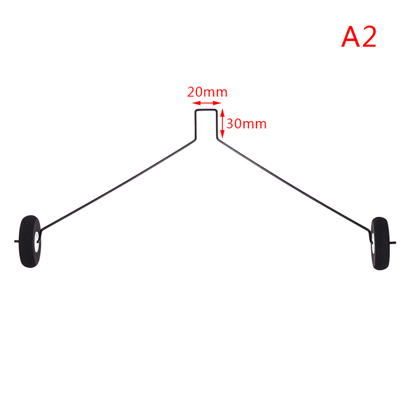 SHBA Nihai 2 มิลลิเมตรลวดเหล็ก L Anding Gear RC เครื่องบินคงที่ปีกเครื่องร่อนรุ่นยึดล้อ