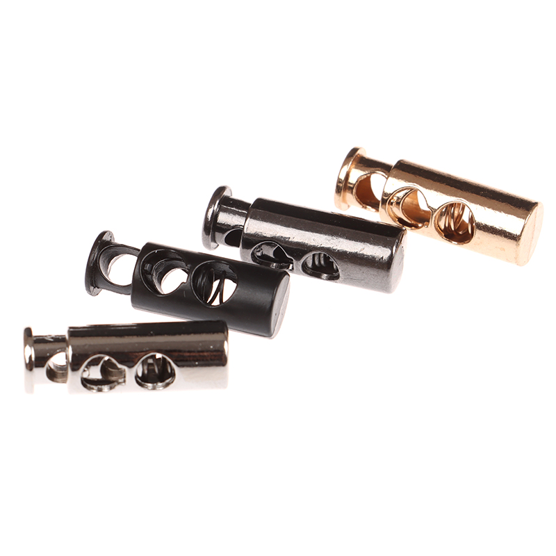 10pcs Metal Stoppers Toggle Cord Locks Drawstring lock DIY Apparel Accessories. 