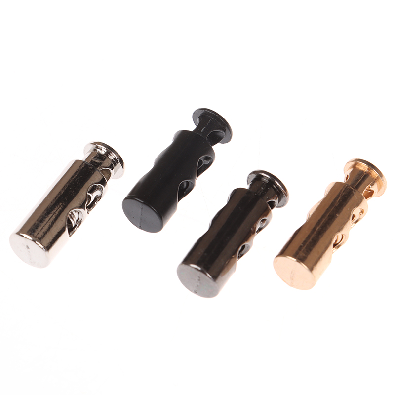 10pcs Metal Stoppers Toggle Cord Locks Drawstring lock DIY Apparel Accessories. 