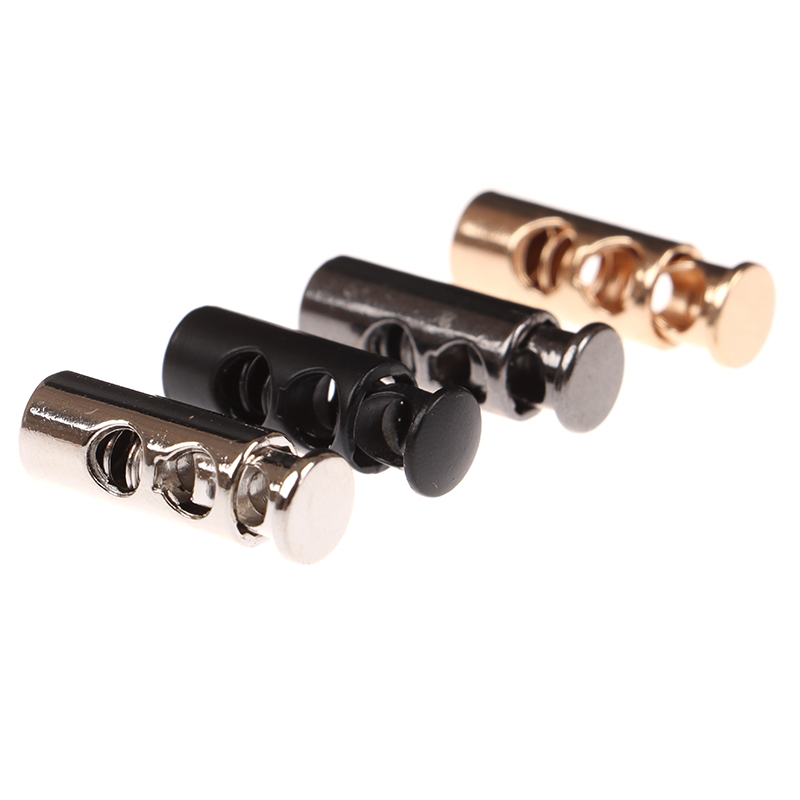 10pcs Metal Stoppers Toggle Cord Locks Drawstring lock DIY Apparel Accessories. 