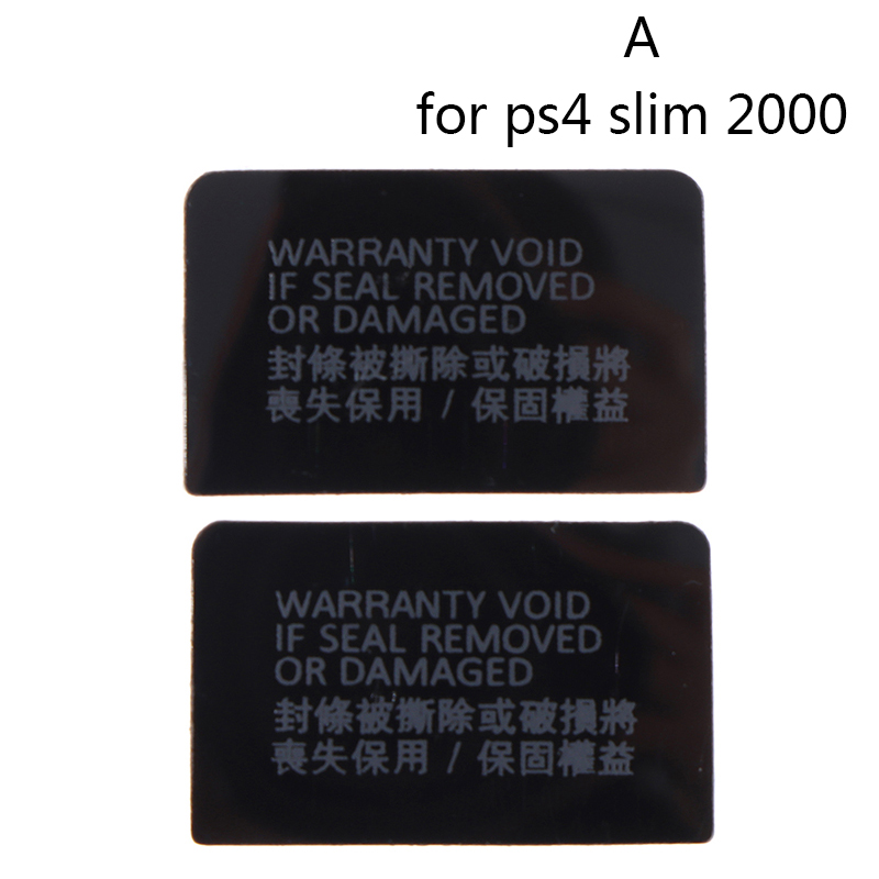 2pcs Host Seal Sticker Label for PS4 1000/1100 1200 for slim 2000 for ps4 pro Creek. 