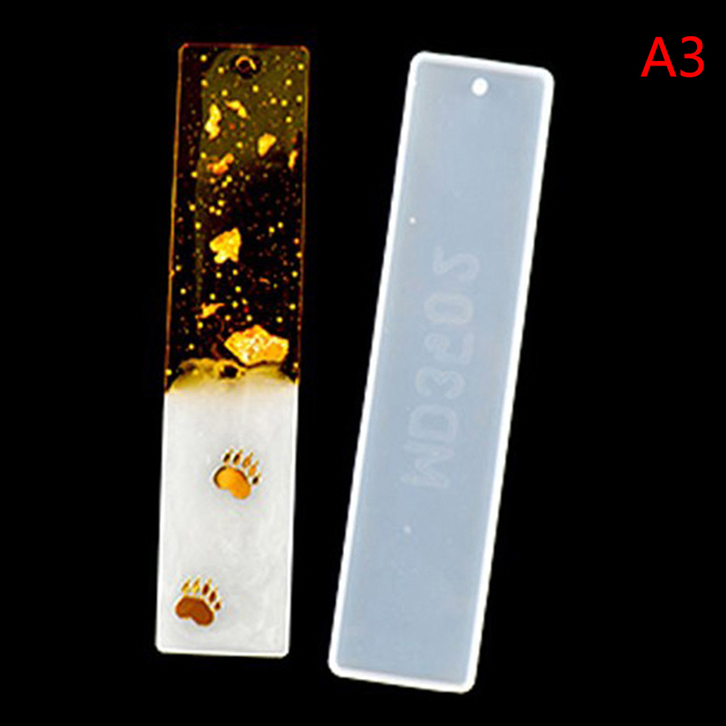 Silicone Epoxy Resin Mold Bookmark DIY Jewelry Making Tool Mould Handmade  Craft