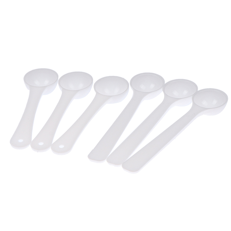20PCS 1g Plastic 1 Gram Scoops/Spoons For Food/Milk/Medcine Measuring Spoons. 