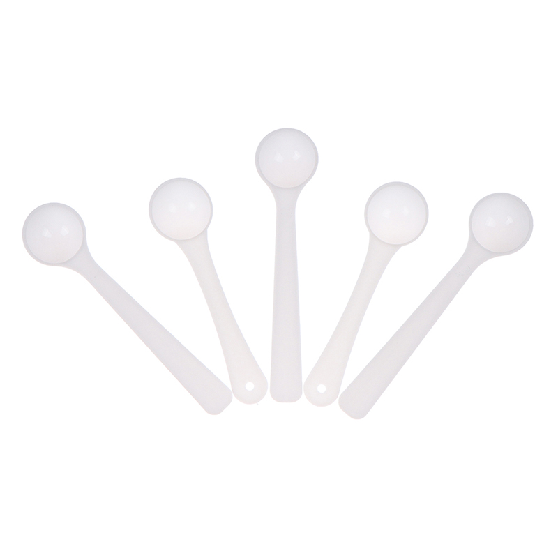 20PCS 1g Plastic 1 Gram Scoops/Spoons For Food/Milk/Medcine Measuring Spoons. 