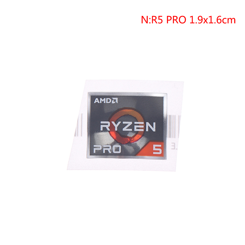 AMD Processor Series Sticker ATHLON Ryzen R 3 5 7 Logo PRO7 Generation Label. 