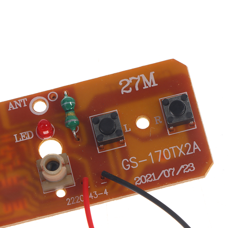 4CH RC Remote Control 27MHz Circuit PCB Transmitter Receiver Board Radio System for RC Car. 