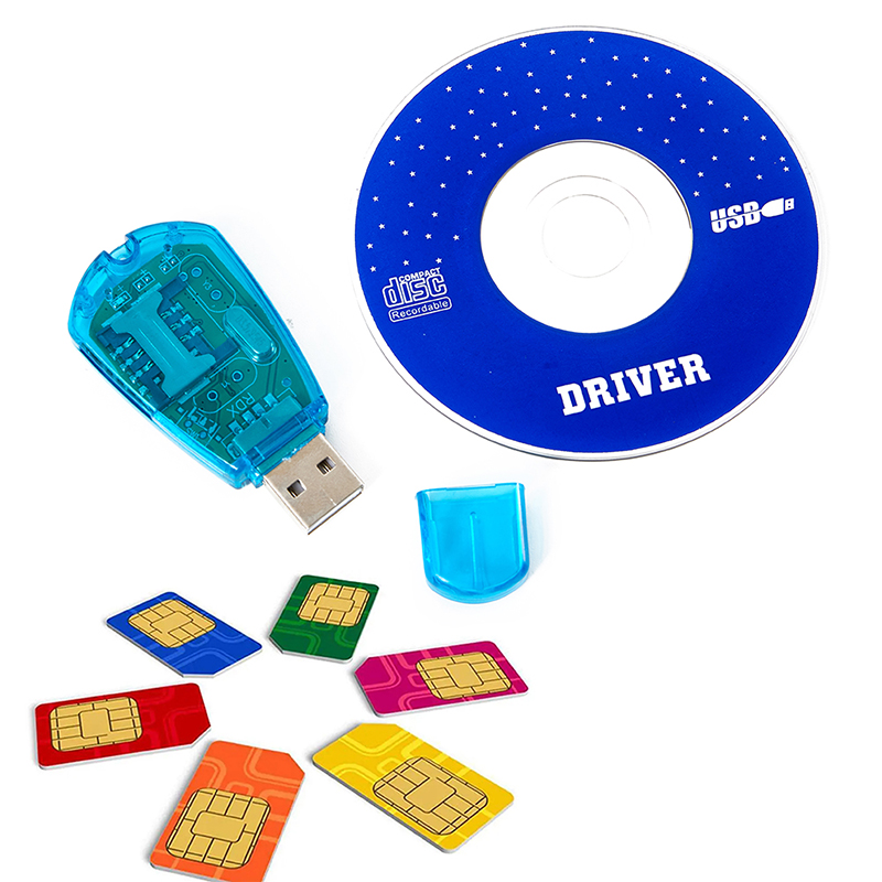 1Pc New SIM Card Reader USB Card Reader Simcard Writer Copy Cloner Backup GSM CDMA WCDMA Cellphone DOM668 Jessica