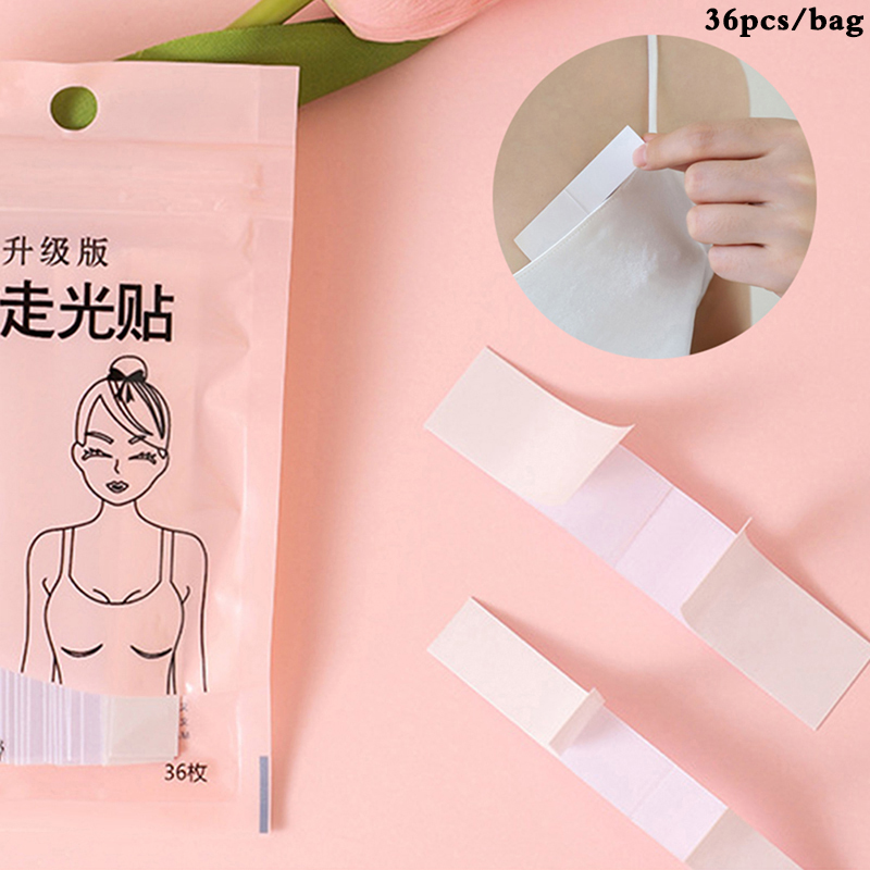 1 Roll 36pcs Double Sided Tape With Safe And Waterproof Transparent Adhesive,  Bra Straps, Backless Tops Sticker Pads, Invisible Breast Lift Tape For  Dresses Or Shirts, Both Men And Women Can Use