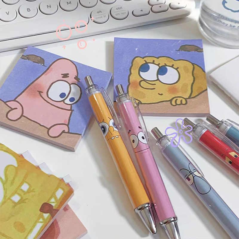 6Pcs Japanese Stationery Cute Pens School Korean Stationery Pen