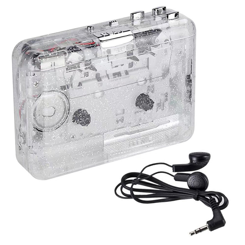 USB Cassette Capture Radio Player Portable USB Cassette Tape to MP3 Converter Capture Audio Music Player Tape Cassette Recorder. 
