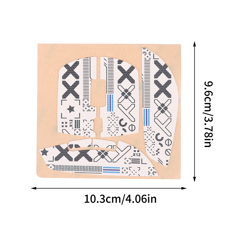 1Set Diamond Texture Mouse Anti Slip Sticker For AJazz AJ199 Anti Sweat Stickers Tape Non-slip Suede Mouse Accessories. 