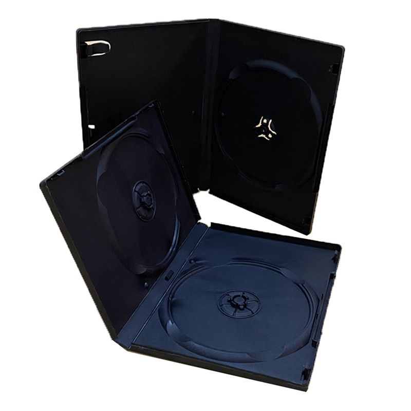 High Quality DVD Box Empty CD Case PP Plastic CD Case CD Case Capacity 1-2 Discs Hudduo. 