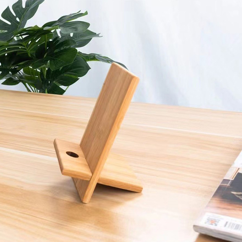 Wooden Phone Holder Stand Mobile Smartphone Support Tablet Stand For IPhone Desk Cell Phone Holder Stand Portable Mobile Holder. 