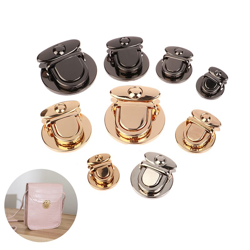 Closures Snap Clasps Craft DIY Metal Lock Bag Case Buckle Clasp For Handbags Shoulder Bags Purse Tote Hardware Accessories Demoo. 