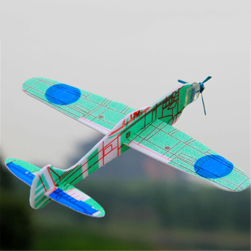 Jacky Ditur 19 เซนติเมตรมือโยนบินเครื่องร่อนเครื่องบินโฟมเครื่องบินพรรคกระเป๋าฟิลเลอร์Kids Toys